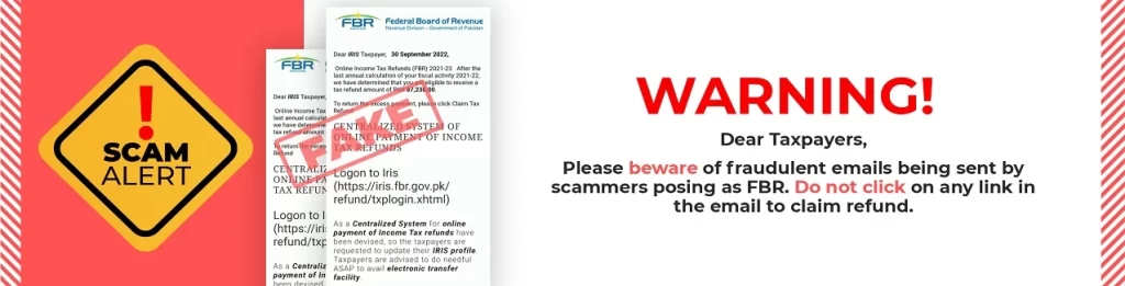 Beware of Fraudulent Emails Impersonating FBR